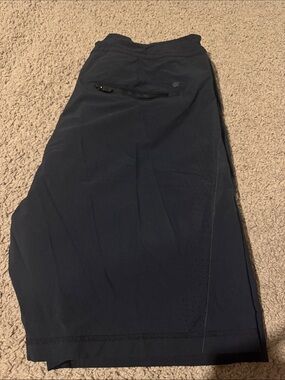Mack Weldon Black Athletic Short with Rear Zipper Pocket